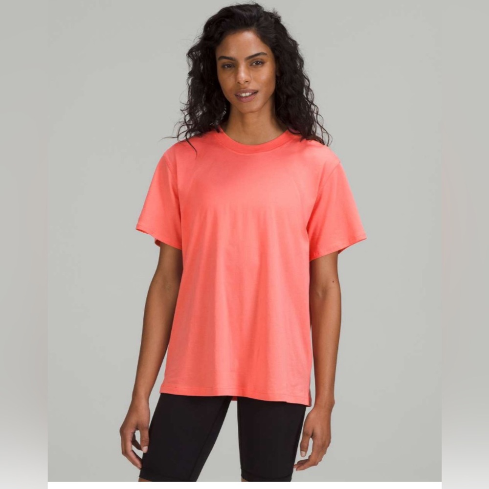 LULULEMON All Yours Short Sleeve - Vitasea in Raspberry Cream Size 4